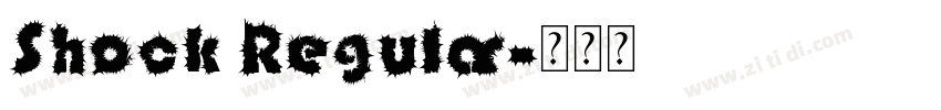 Shock Regular字体转换